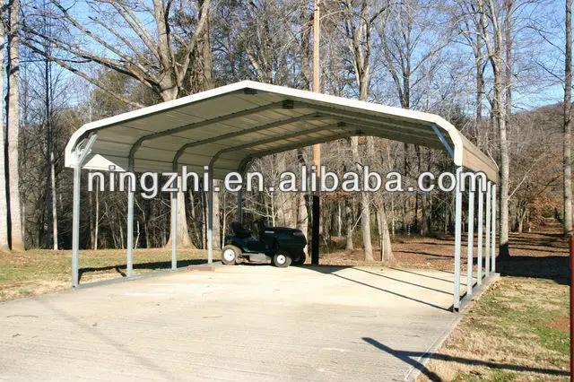 6x9 м металлический навес с хранилищем/красивый металлический навес с хранилищем