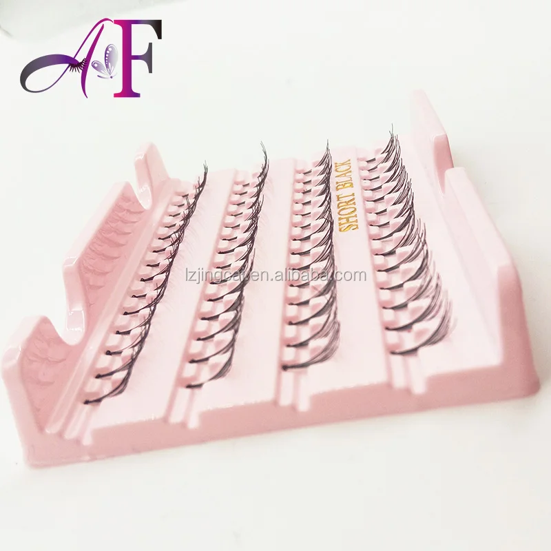 wholesale premium Korea 0.07 silk flare individual eyelashes hand made lashes