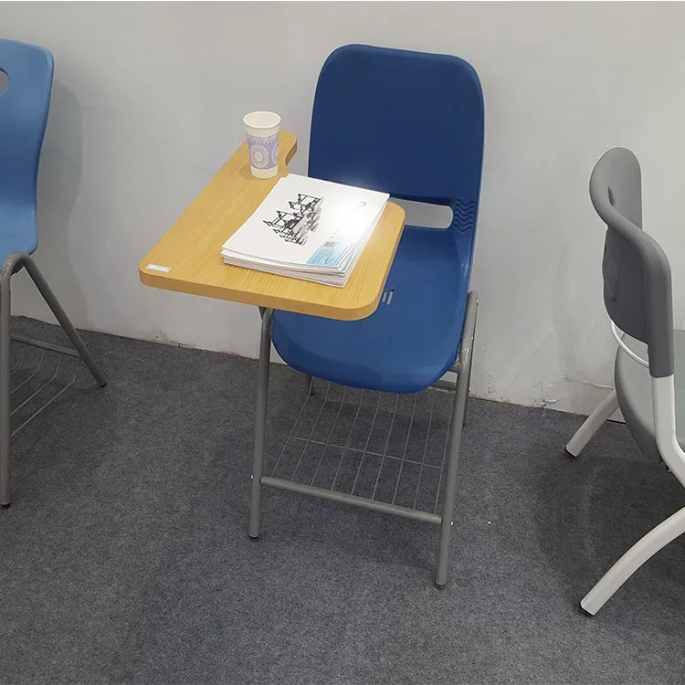 Использованная популярная классная мебель, школьные стулья с подлокотником