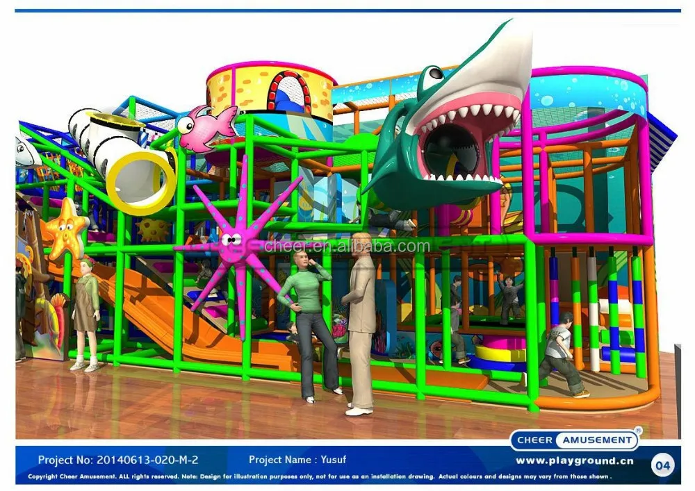 Cheer Amusement 20140613-020-M-2 Kids soft play indoor playground equipment