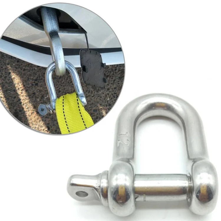 50 ft long heavy duty vehicle tow strap with hooks / Nylon recovery tow ropes / 4 ratchet tie down pull snatch straps for Jeep