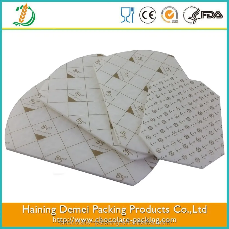 
high quality chocolate paper cushion pad cake baking factory supply directly 