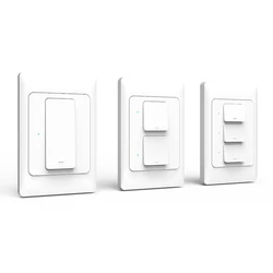 Tuya Smart 1/2/3 Gang Au Wifi Light Switch Touch Screen On/off smart switch Works With Google Home/alexa