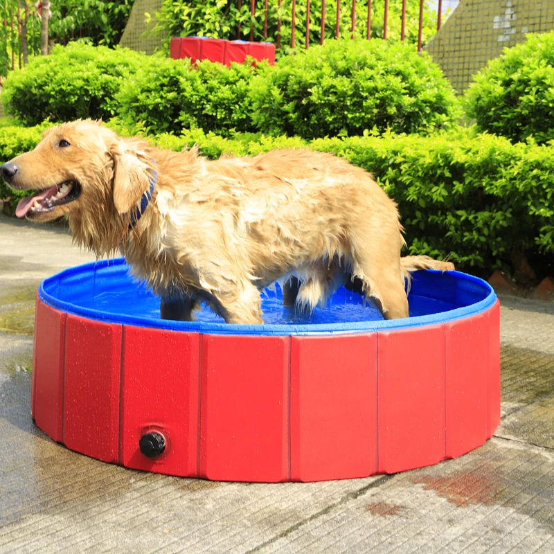 Hot Selling Summer Outdoor Foldable PVC Dog Pool Pet Bathing Pool 80cm 120cm 160cm