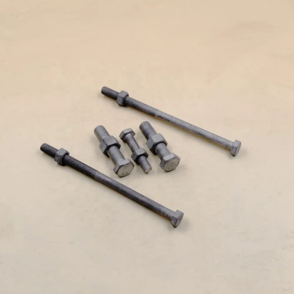 
Grade 8.8 HDG hex bolt M6~ M52 