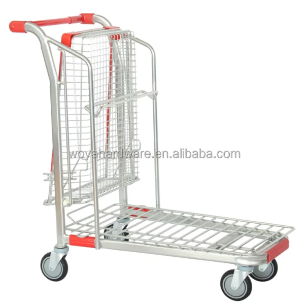 medium duty hand push trolley cart warehouse and supermarket