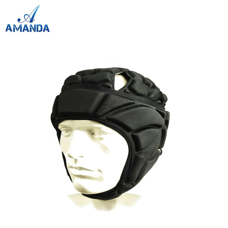 Size Customized Soft Padded Headgear Soccer Helmet Rugby Cap