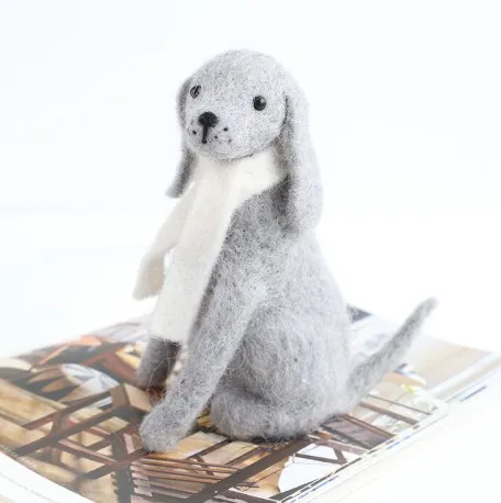 
Passed CE High Quality Handicraft Cute 100% Wool Felt Animals for Toys 