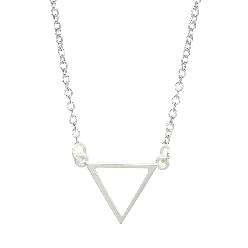 2016 New Simple Triangle Necklace Tiny Geometric Shape Necklaces for ...