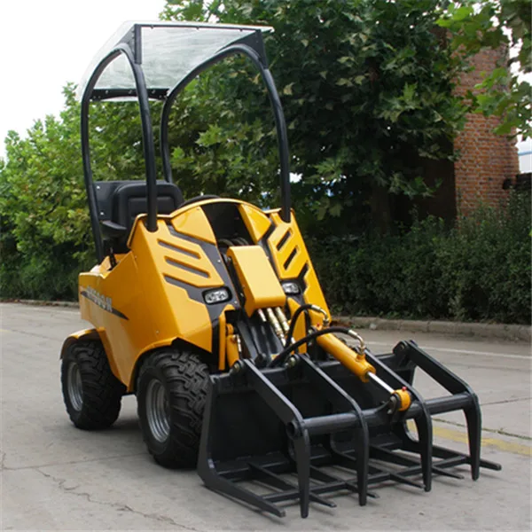 HYSOON hy200 mini garden tractor loader with grapple
