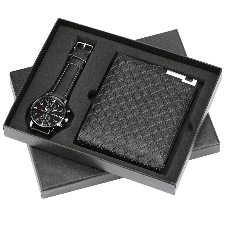 luxury wallet rigid paper packaging  men gift box