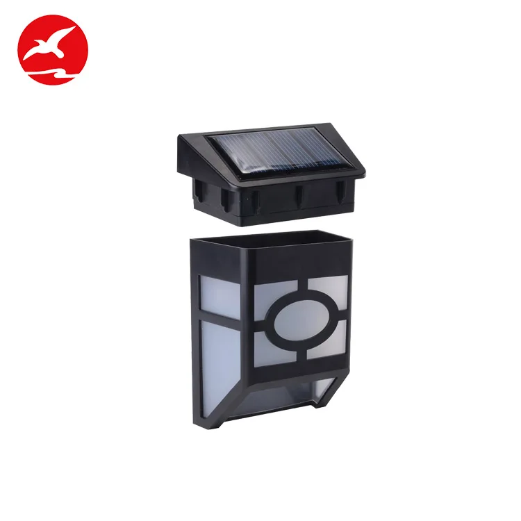 3w solar wall light motion sensor ip65 waterproof high luminous outdoor led solar wall light