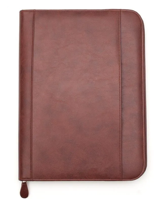 Professional Business Padfolio Portfolio Briefcase Style Organizer Folder With Handles Notepad 3 Ring Binder