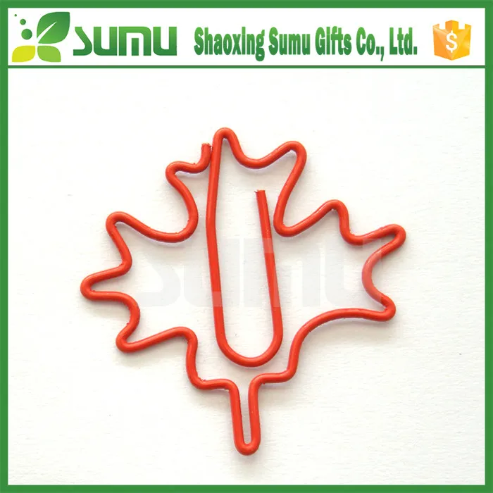 Custom Logo Shaped Stainless Steel Flat Metal Paper Clip