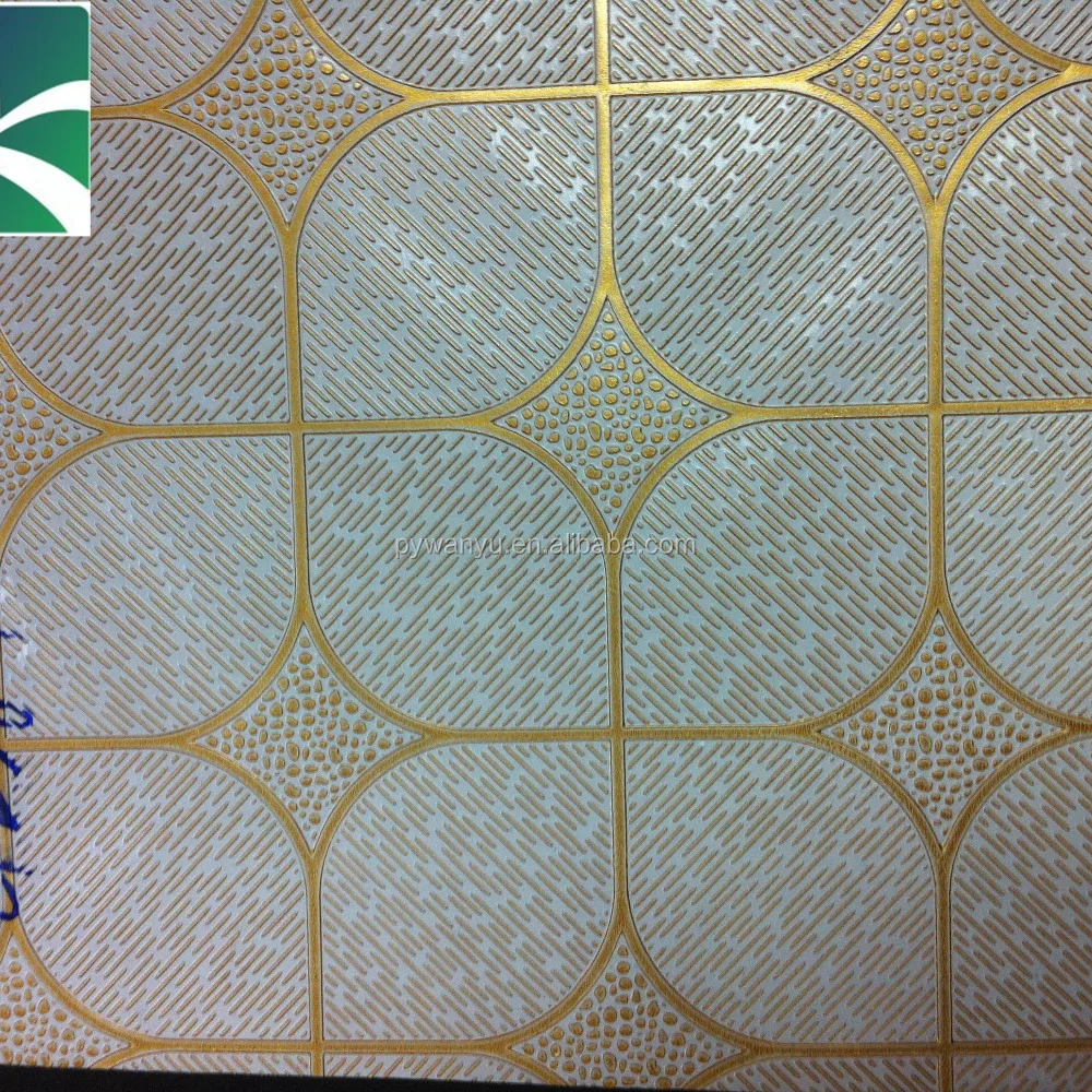 2018 Китай, лидер продаж, ПВХ ламинированная гипсовая потолочная плитка 8 мм