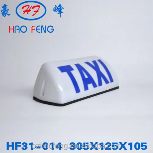 
HF31- 014 plastic taxi light box taxi roof advertising taxi top light 