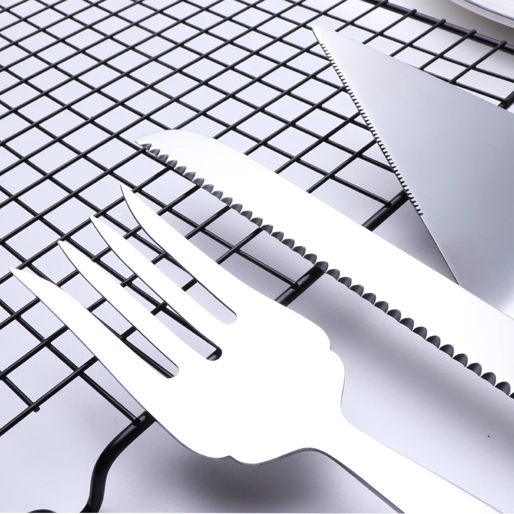 Factory price  kitchen utensils stainless steel Skimmer, ladle, turner, salad serving set