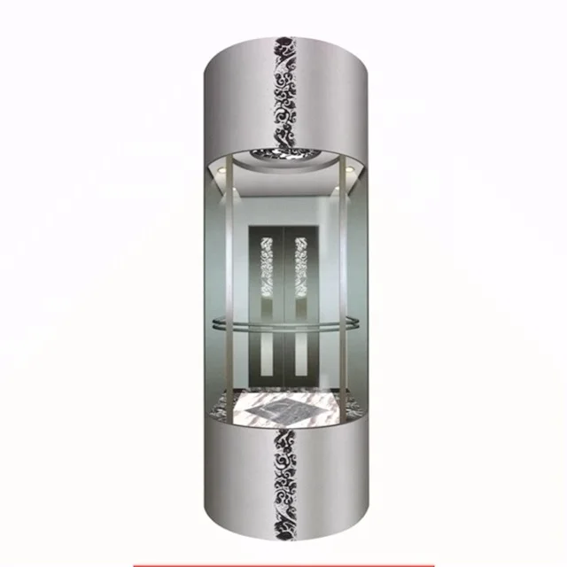 New outside German technology Capsule Lift solar panoramic small shaft glass elevator
