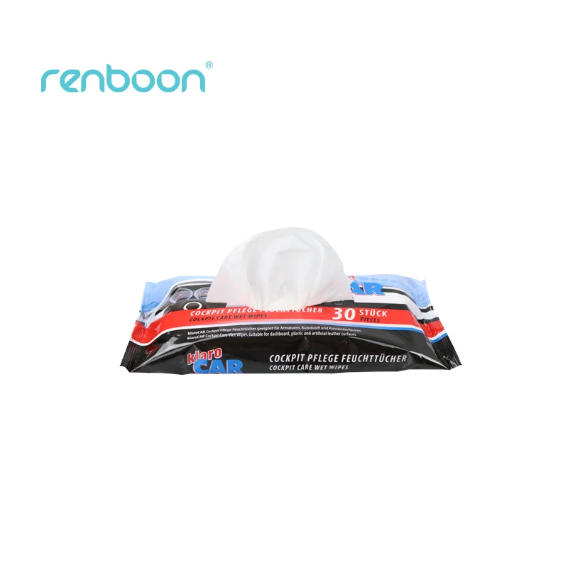 
cockpit shine wipes, car cleaning wipe 