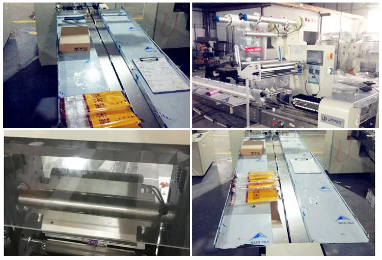 bakery wrapping pillow packing bread commercial food packaging equipment machine