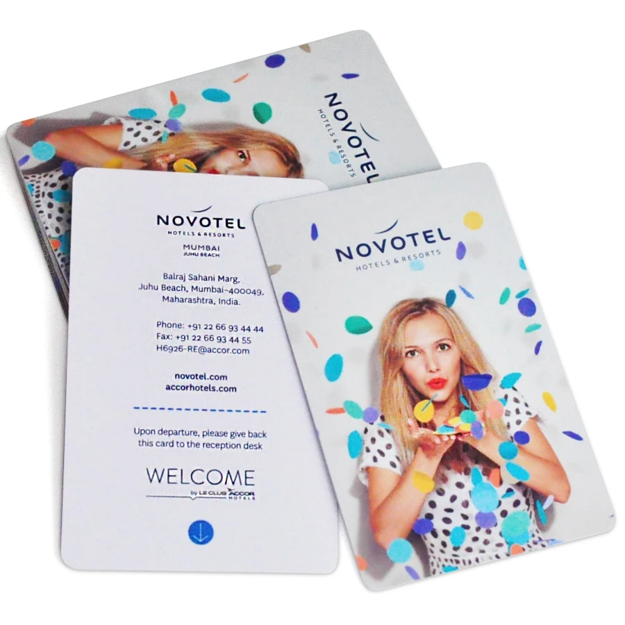 13.56MHz PVC contactless  IC card  For hotel Access Control