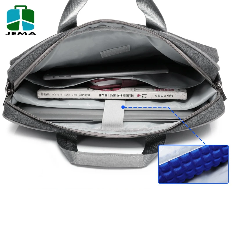 Нейлоновая сумка для ноутбука 15,6 дюйма, ручная сумка, портфель для планшета с ремешком и несколькими отделениями