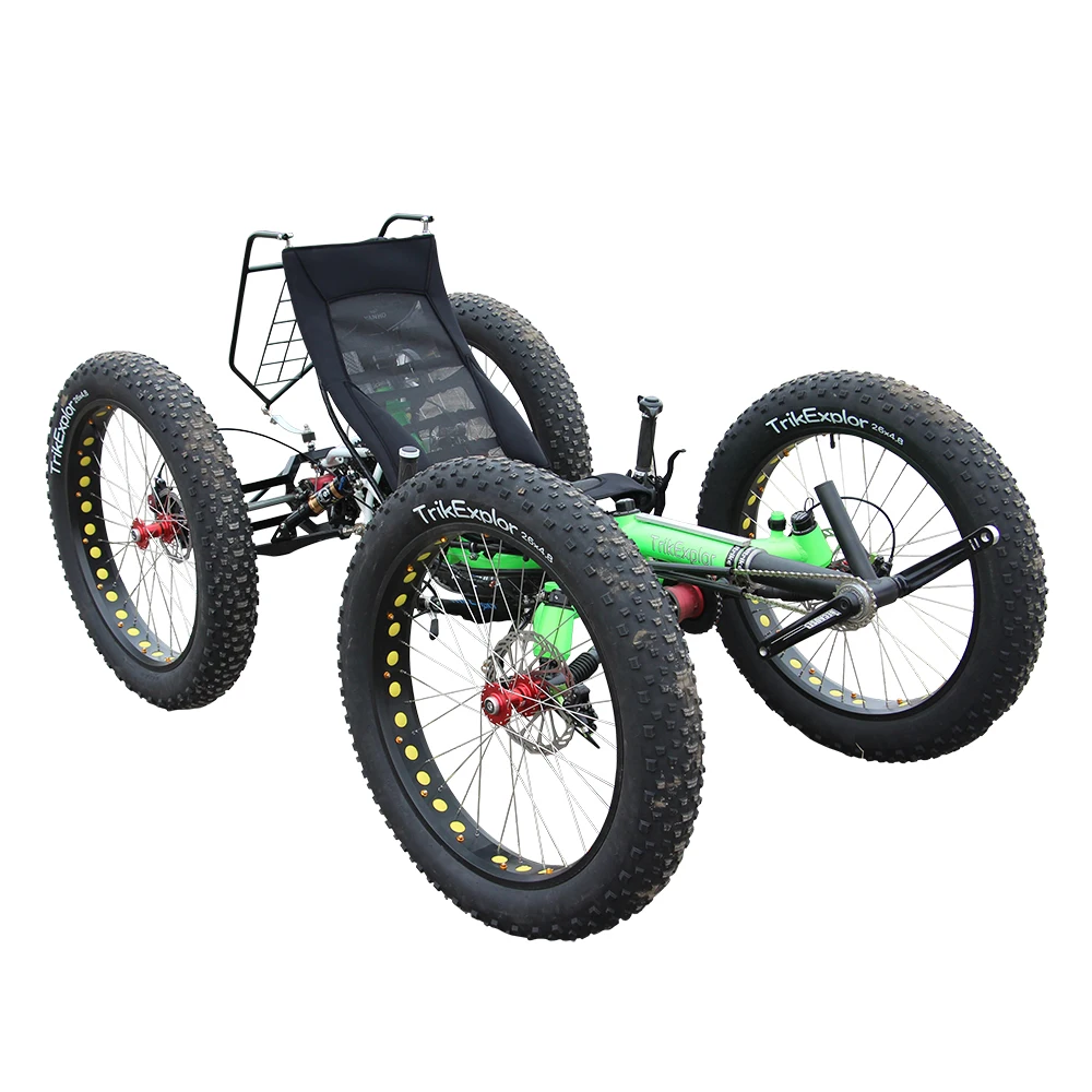  Открытый исследовать 4WD повышенной проходимости с толстыми покрышками лежачий Quad многоцелевой помощи педалированию/детскй