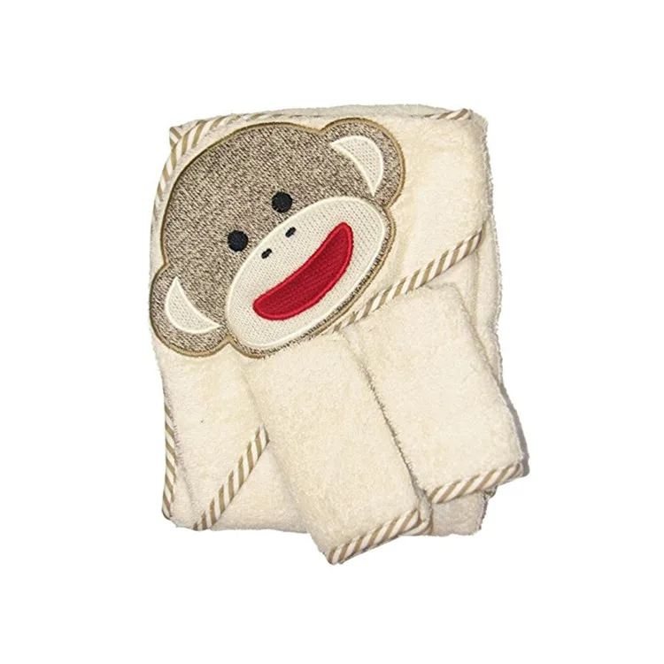 hooded towel for toddler cartoon baby beach towel