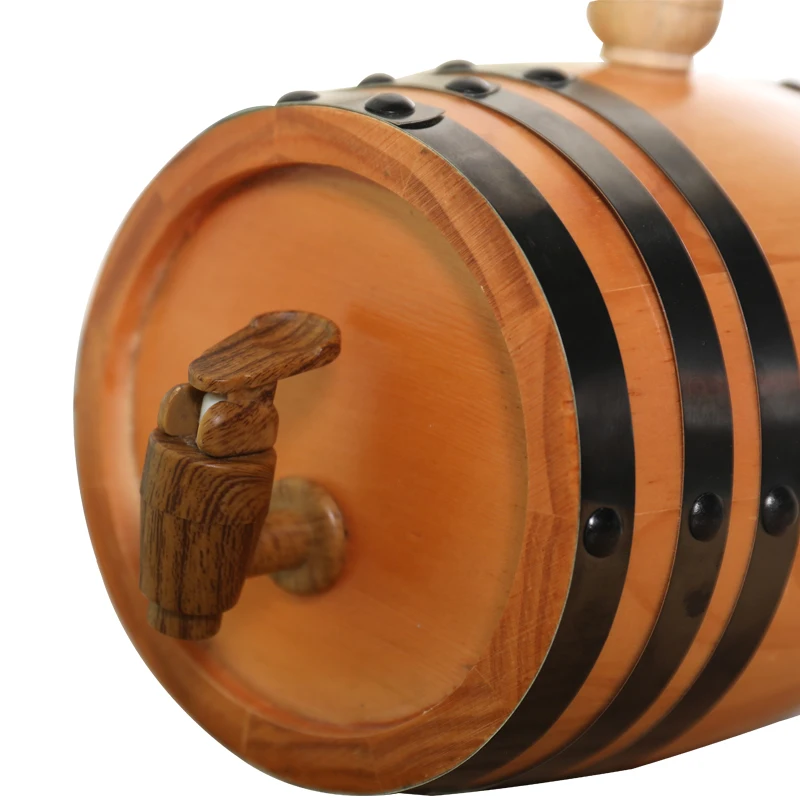 Custom 5-liter Whiskey Beer Wine Bourbon Tequila Oak Wooden Whiskey Barrel