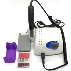 Electric Nail Drill Strong 210 Manicure Machine Pedicure Electric File Bits Nail Art Equipment