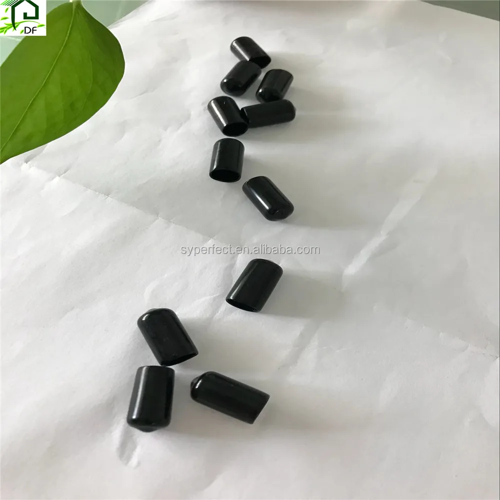 Custom Made Soft Rubber Protector Cover Vinyl Round PVC Bolt Cap