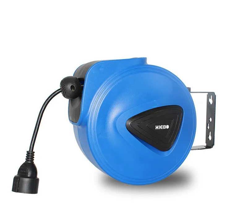 
UL,GS approved 15m/50ft automatic retractable electric power cable cord reel 
