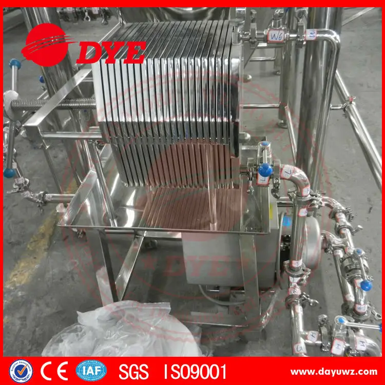 Рамный фильтр-пресс для пива из Вэньчжоу