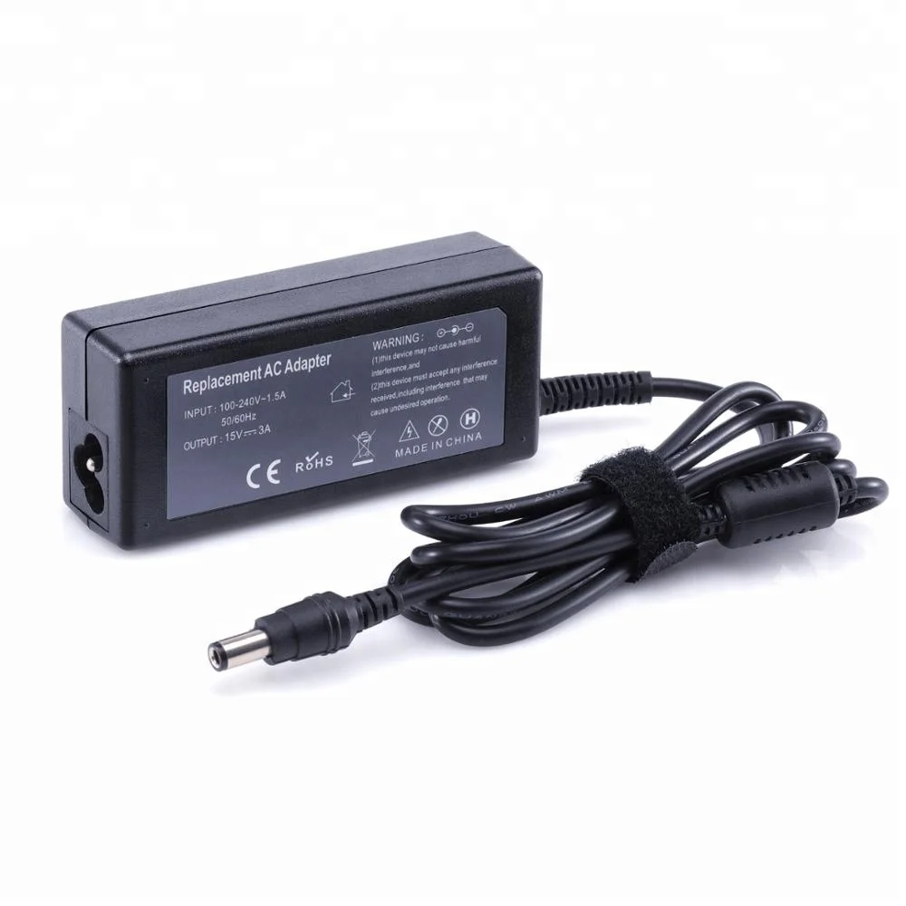 Laptop Charger And Adapter Manufacturer 45W Replacement Laptop Charger For TOSHIBA Power AC Adapter 15V 3A