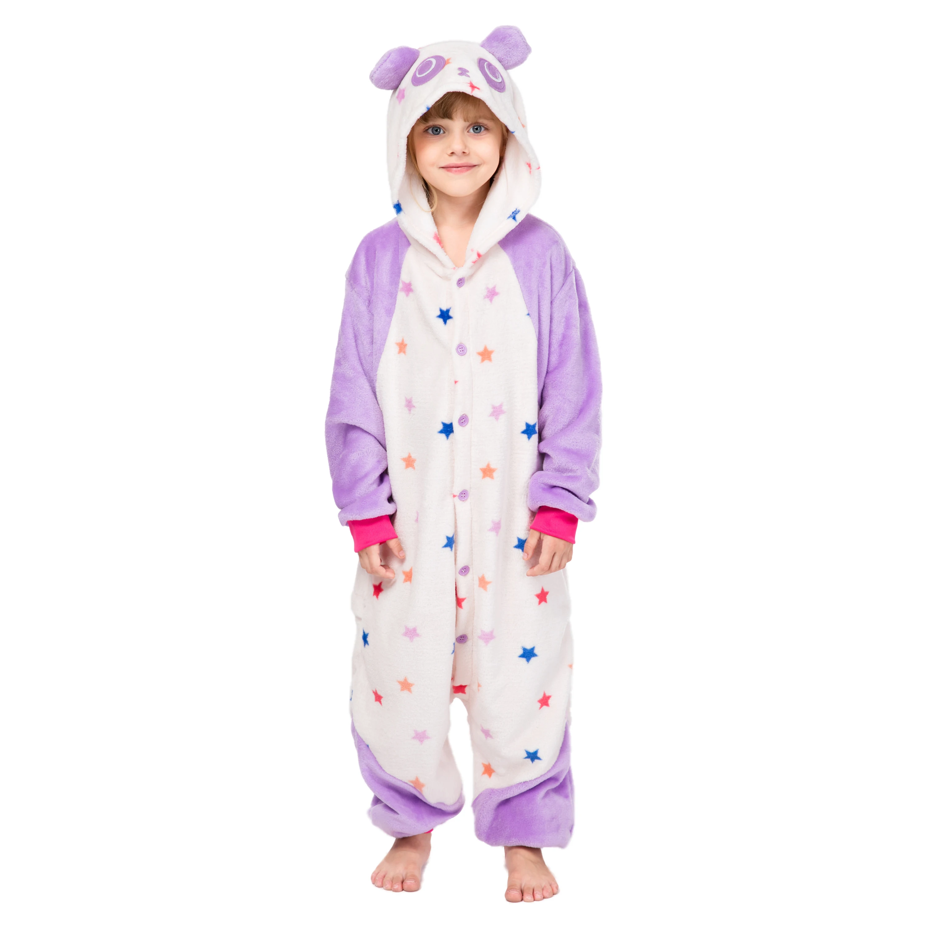 
wholesale kids pajamas costume new star panda kid flannel onesie pajamas sleepwear pajamas 