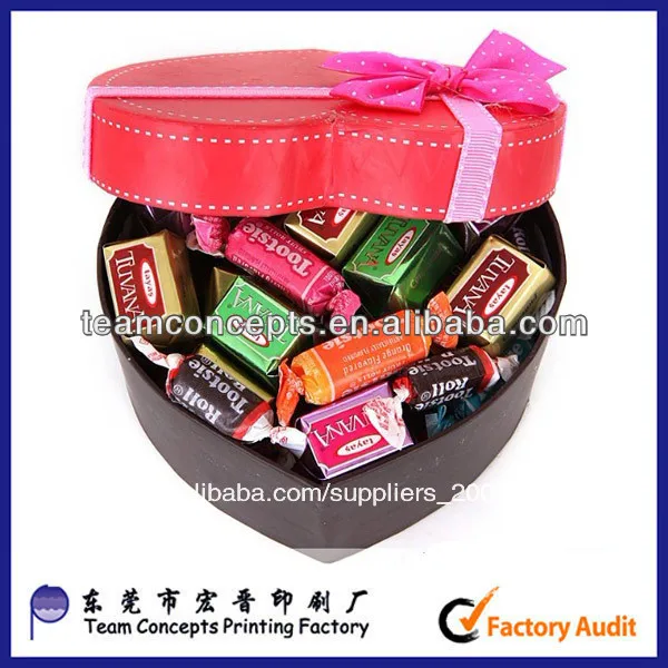 низкая цена свадебное бумажная коробка конфет