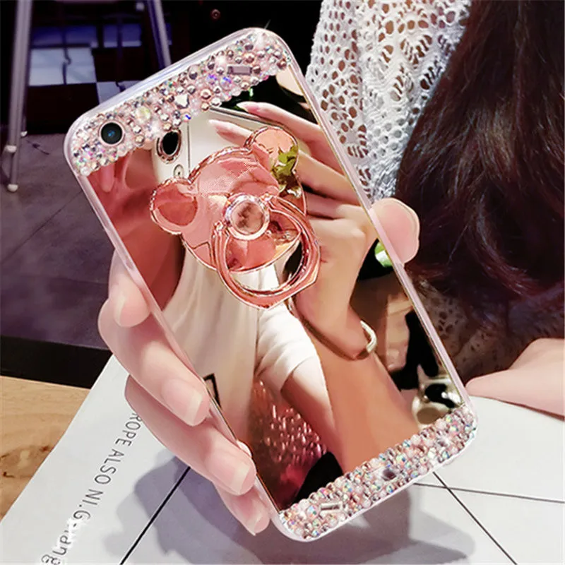 
Luxury golden mirror phone case accessories carcasa celular capa for Samsung Galaxy A3 A5 A7 A8 J1 J3 J5 J7 S6Edge S7Edge S8Plus 