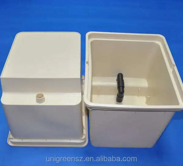 Standard Size 11 Liter Hydroponic Growing Dutch Buckets Square Planting Barrel For Tomato