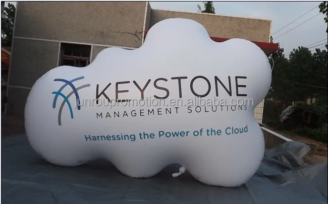 giant inflatable cloud advertising balloons with logo BA-11