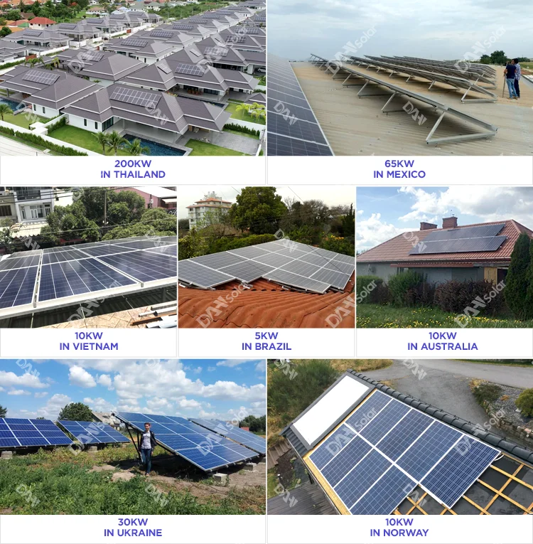 Poultry Farm PV Solutions Solar Energy System 100KW 500KW 600KW 1MW Solar Plant