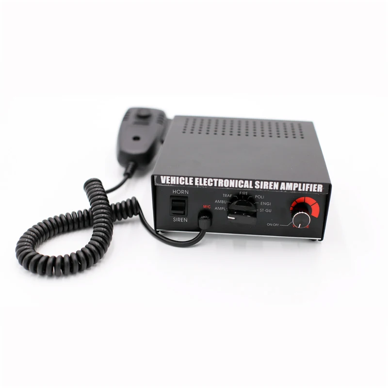 Wholesale waterproof 6 tones alarming Amplifier 100w High Power Electronic Car Siren