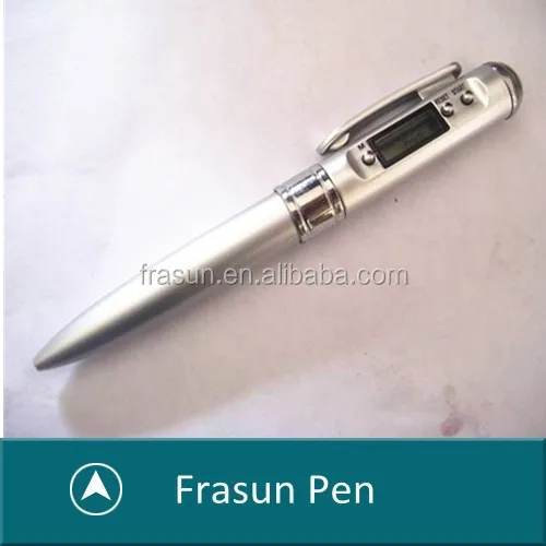 Classical Digital Clock Pen/Cronometro Pen With Clock/Metal Clock Pen Of Multiple Use