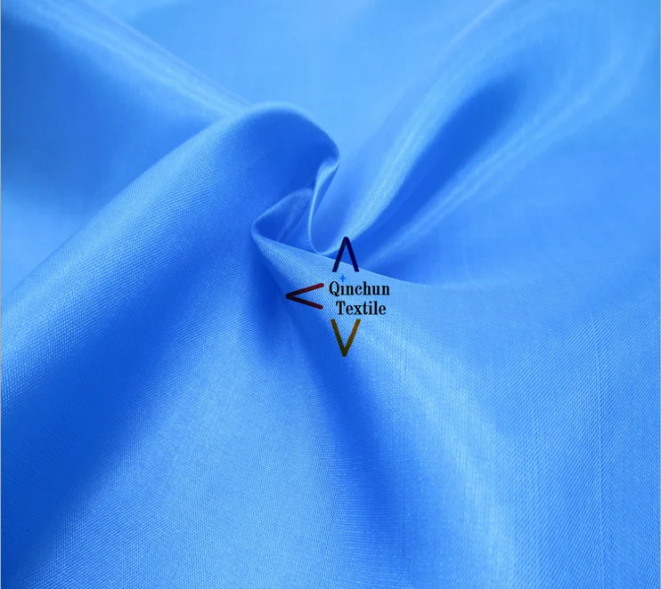 slim trilobal 100% poly taffeta lining fabric