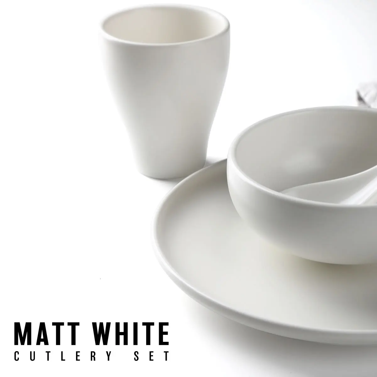 Factory direct matte white ceramic dinnerware sets,ceramic dishes and plate and porcelain rice bowl,tea cup for restaurant