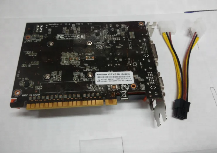 3D игровая видеокарта GeForce GTX 650 1 Гб, HD.MI. Игровая карта DVI VGA gtx graphics vga 1059/5000 МГц 384SP