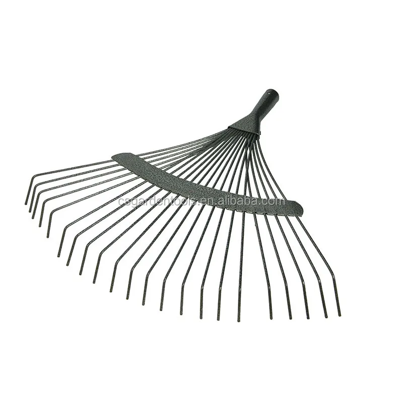 22T 45# grass farm hand tines harrow garden tools bamboo rake