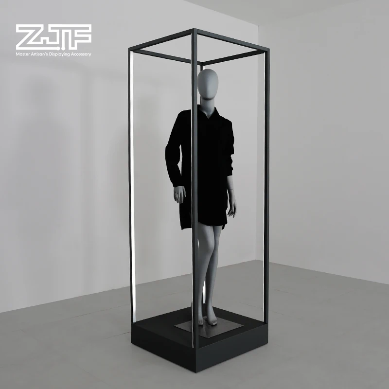 Metal chrome full body dummy stand display unisex dress form mannequin stand for clothes