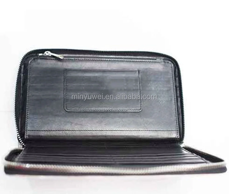 Custom women Digital printing high quality leather ladies zipper wallet for women