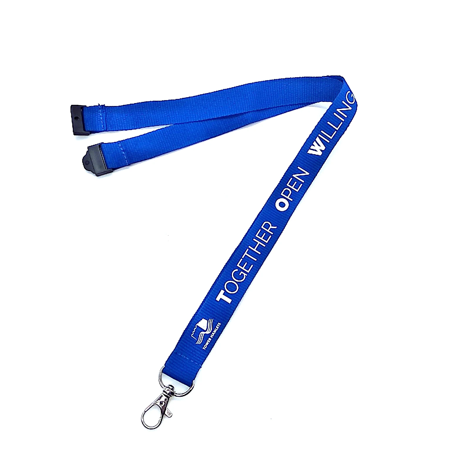 Wholesale Personalized Polyester Silk-screen Lanyard with Logo Custom