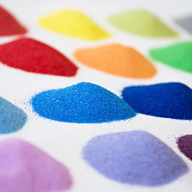 Декоративный мелкий цветной песок для свадебной церемонии